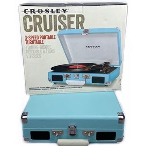 Crosley Cruiser 3 Speed Portable Turntable / Record Player - Teal